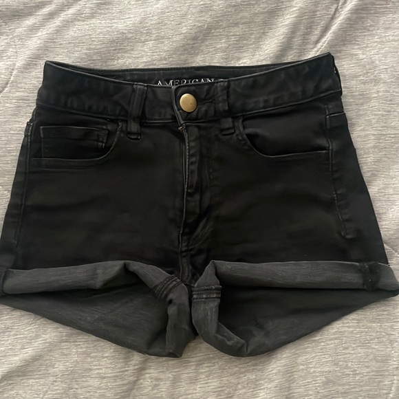 Black American Eagle Shorts - Picture 1 of 3